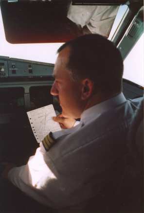 Anflug Luxor im A320